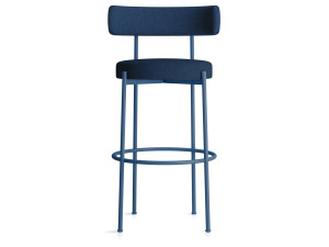 Тканевый мягкий стул с подставкой для ног