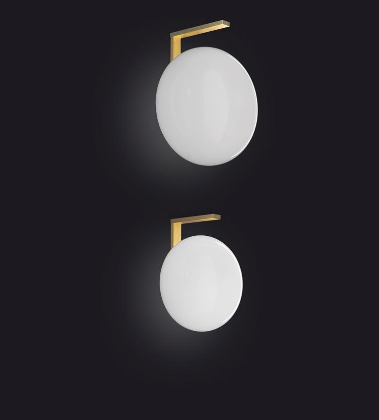 Oluce Бра с прямым светом из дутого стекла Alba sun-id-1479579 - Вид №1