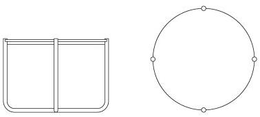 KNOLL Круглый журнальный столик из стали и стекла Mr sun-id-1470083 - Вид №6