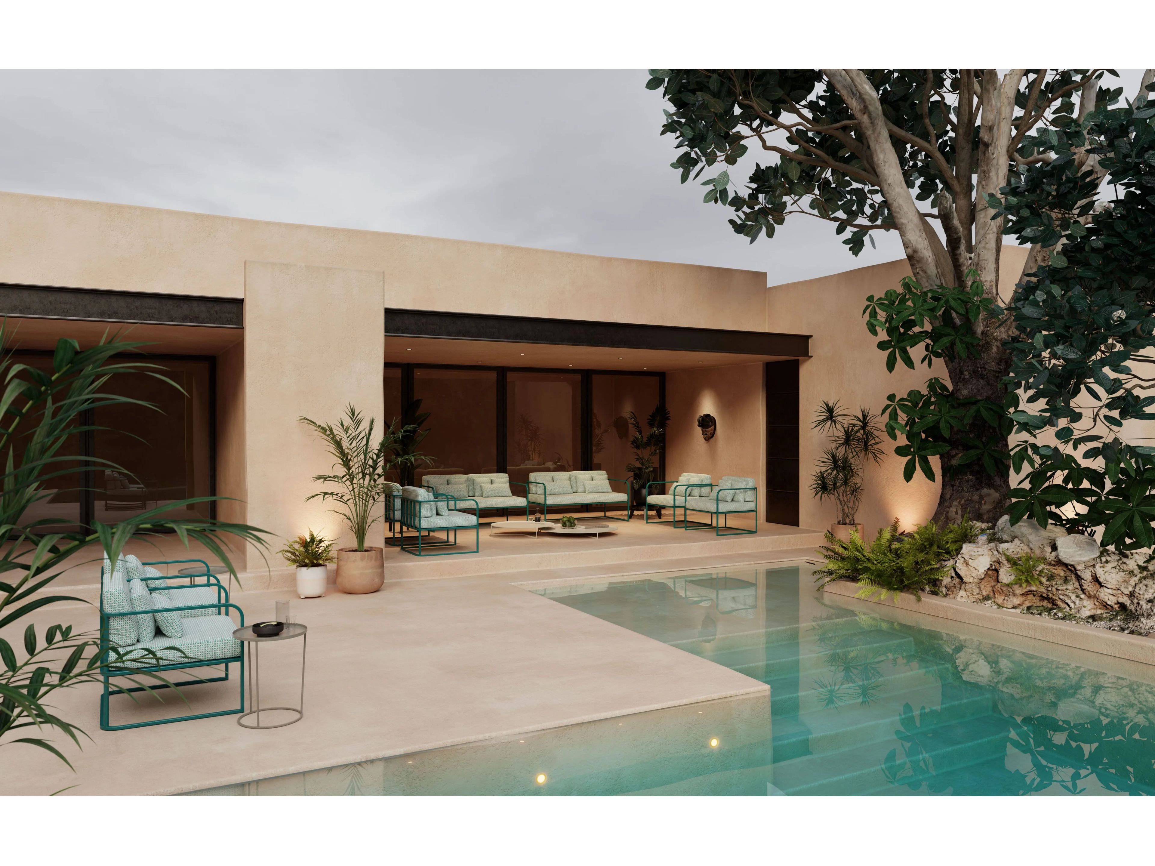 2-местный металлический садовый диван MEMEDESIGN Cruise ARCH-00130506