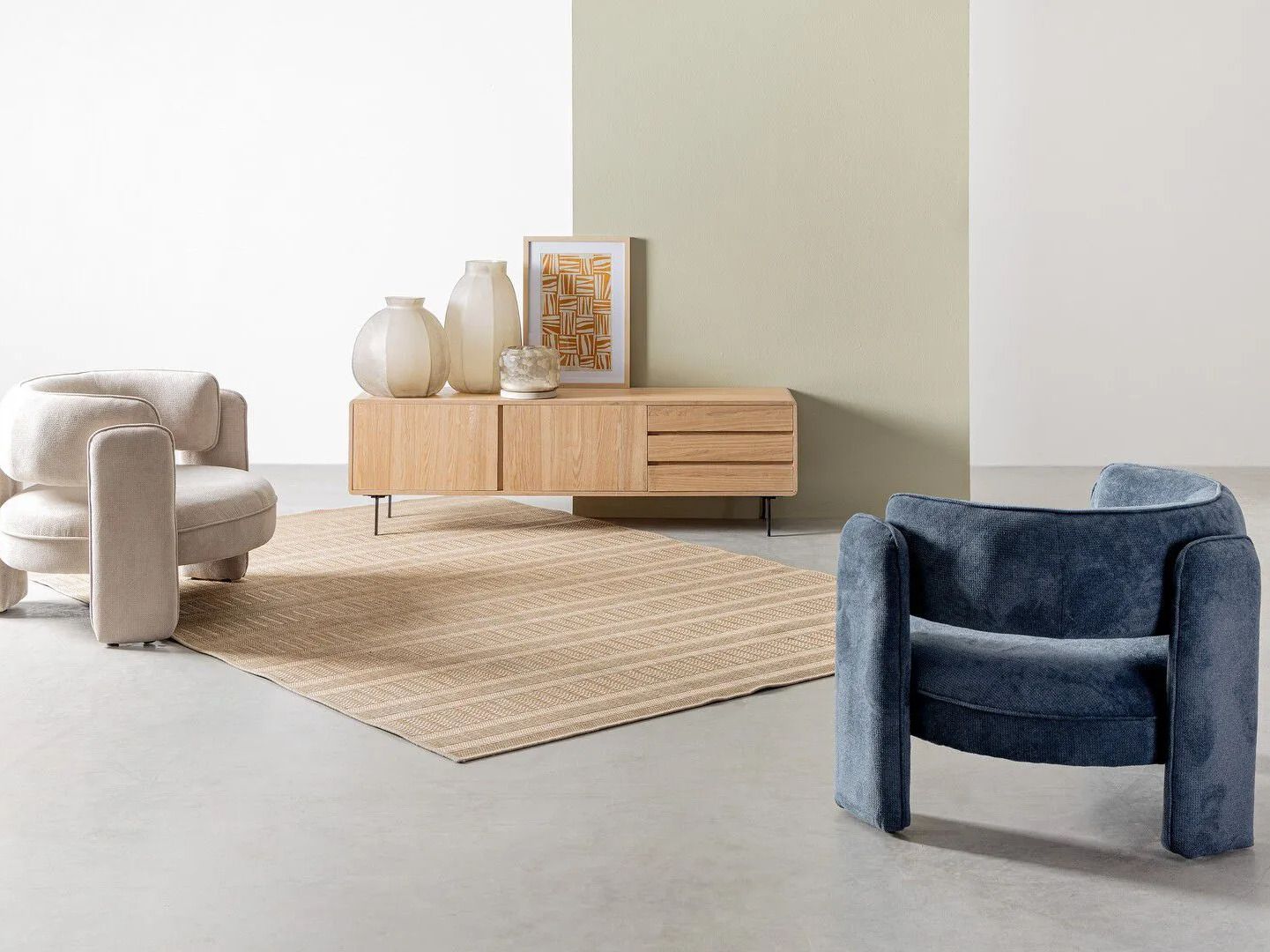 Открытый полипропилен сплошной цвет ковер BIZZOTTO GEERT ARCH-00090201 - Вид №4