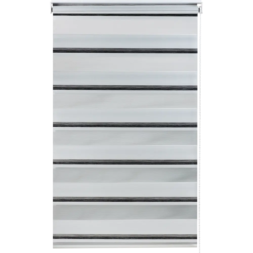 Штора рулонная день-ночь Лечче 50x160 см серо-молочная MIAMOZA STLM-2166894 - Вид №1