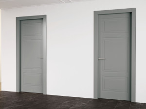 Пантографическая деревянная дверь