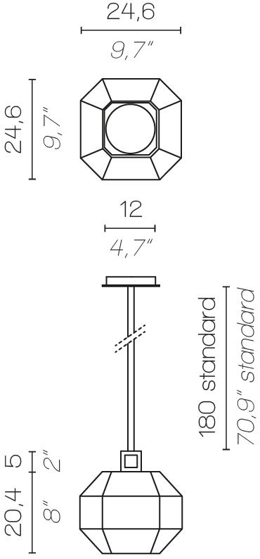 Contardi Хрустальный подвесной светильник Treasure sun-id-1405909 - Вид №7