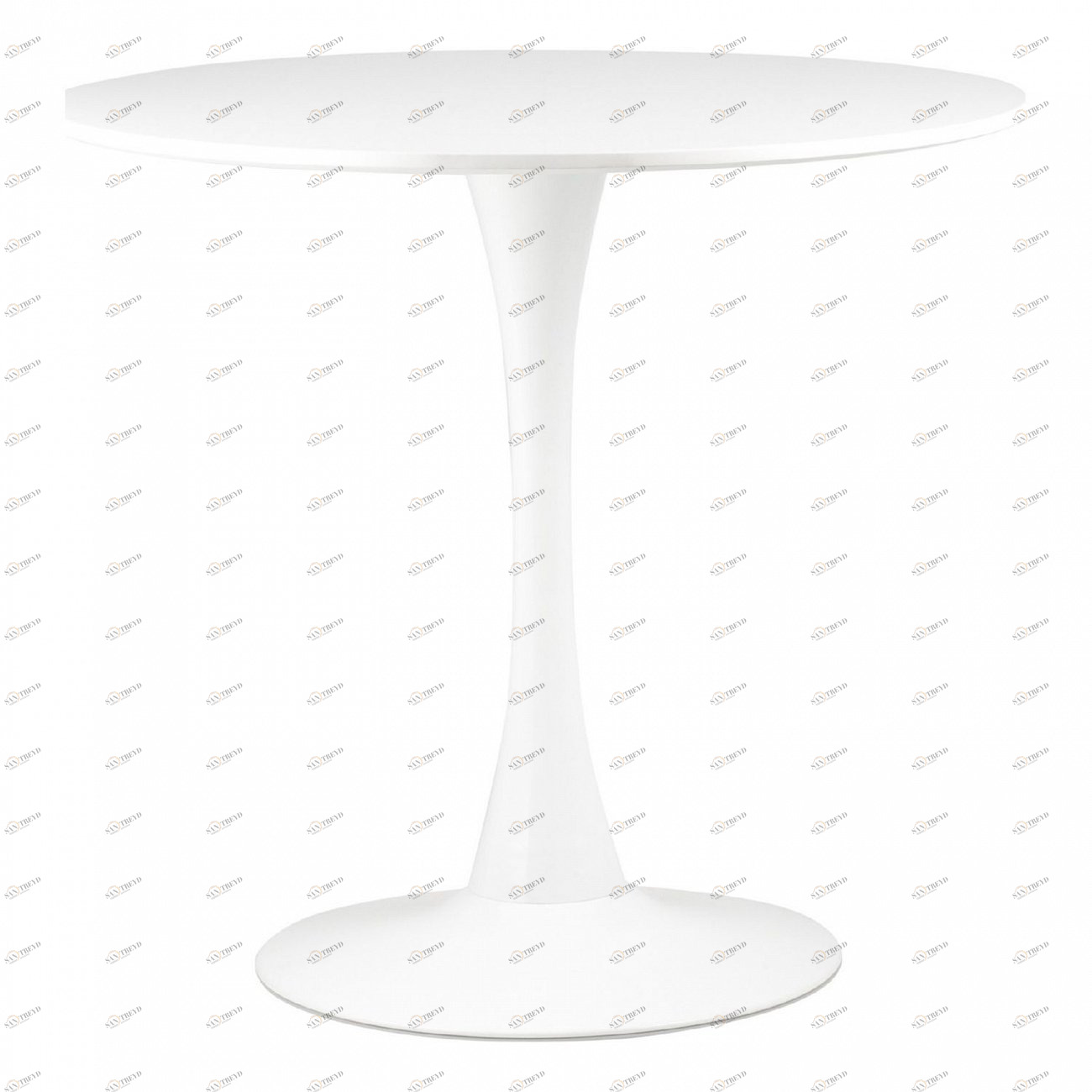 Обеденный стол круглый белый 80 см Tulip STOOL GROUP  00-3881917 Белый 