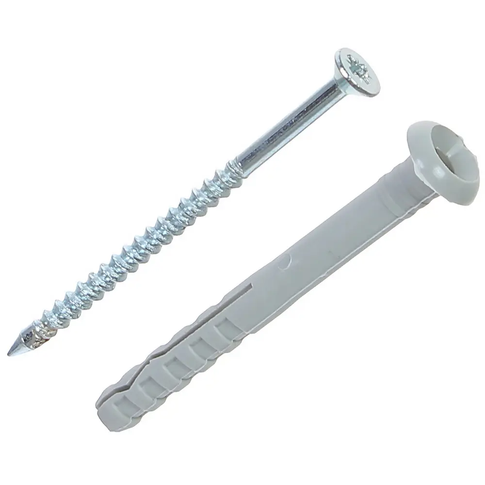 Дюбель-гвоздь гриб Standers 6x60 мм нейлон цвет серый 500 шт STLM-2069070