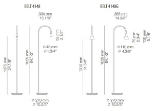 Металлический светодиодный светильник с регулируемой яркостью
