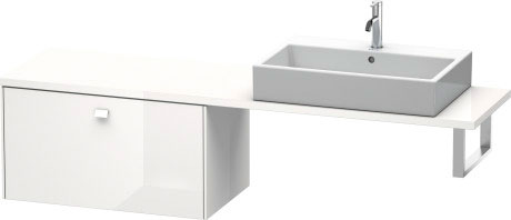 BR512400707 Brioso Шкафчик для компактной консоли Бетонно-серый матовый декор Duravit - Вид №2
