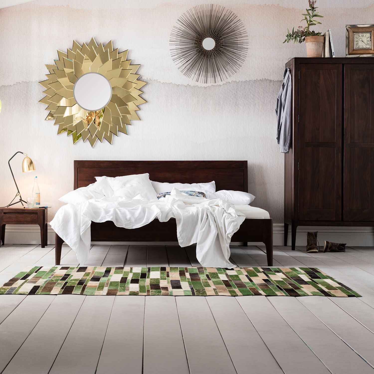 Двуспальная кровать из массива дерева KARE Design ARCH-00133431 - Вид №2