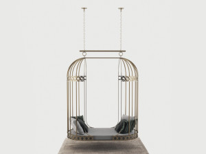 Подвесное кресло из нержавеющей стали