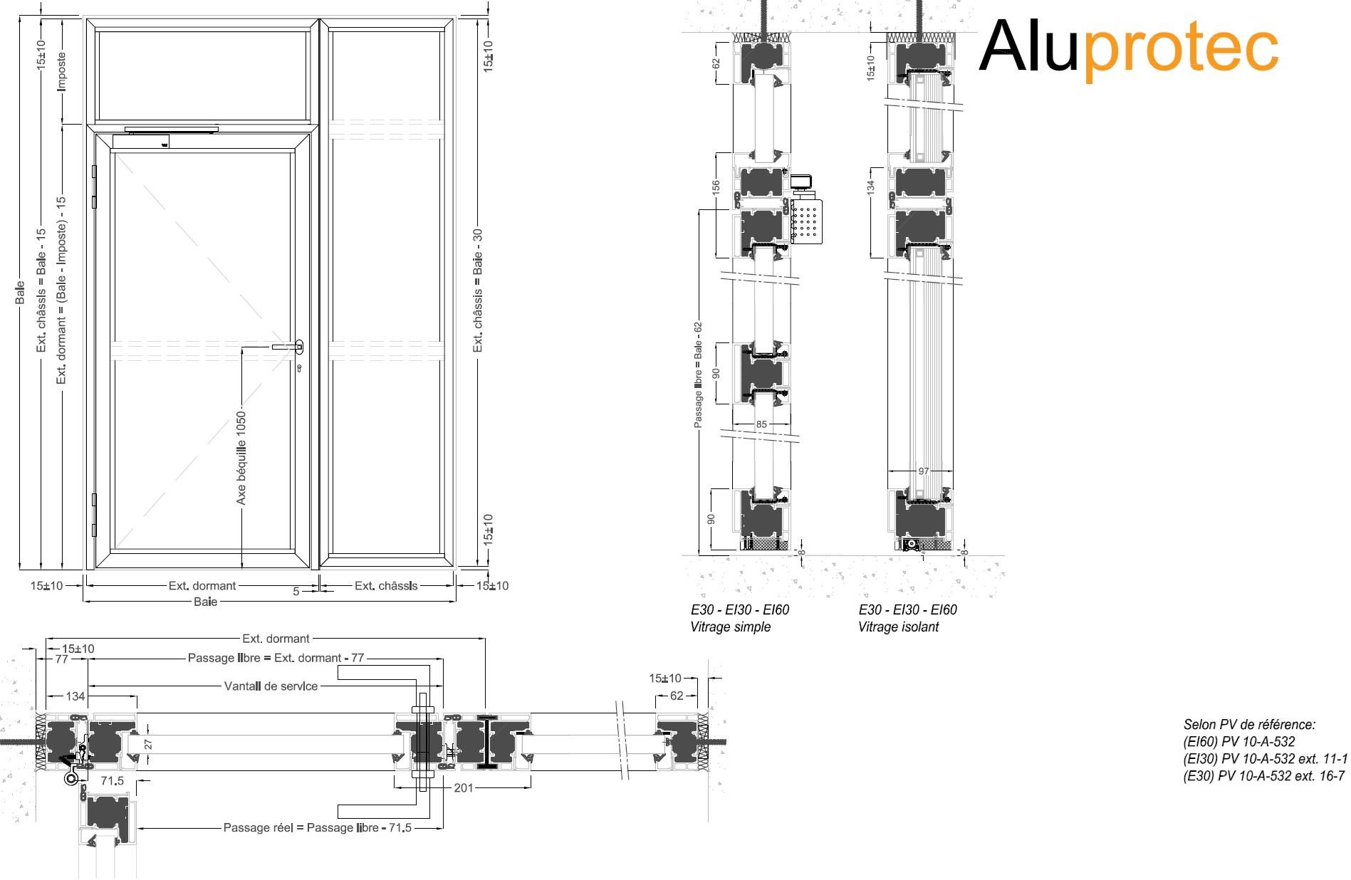 SVF Пожарный выход Aluprotec Aluprotec-bp1v-i-dad - Вид №7