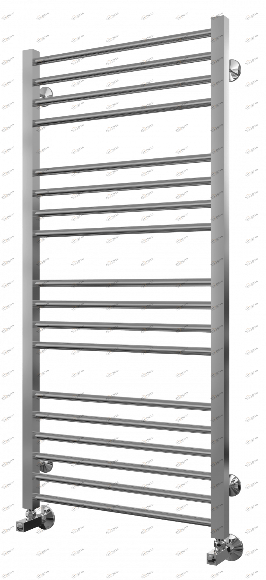 4620768882319 ЛЮКС Сицилия П18 500х1116 (6+4+4+4) Полотенцесушитель TERMINUS RAL 9005 матовый