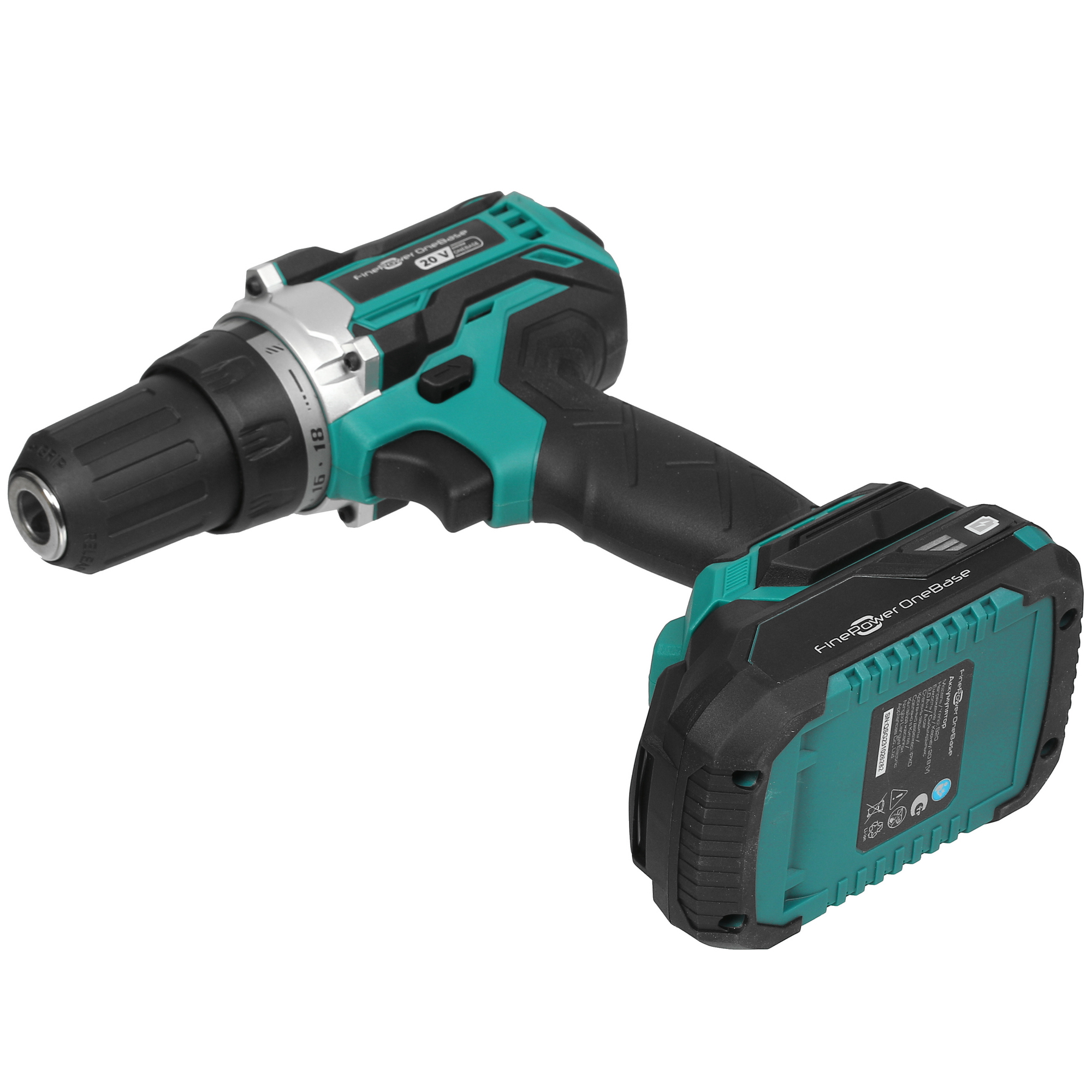 Дрель-шуруповерт FinePower OneBase CDBL50K OneBase20 5062990 STDN-0140417 - Вид №7