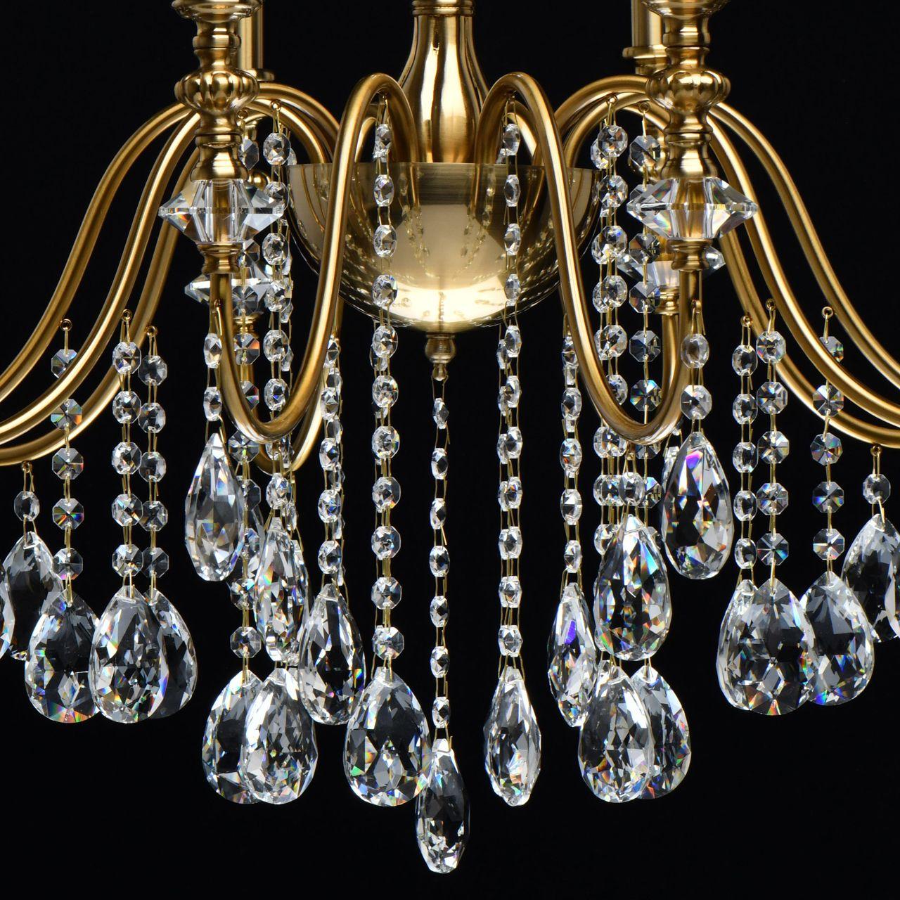 Подвесная люстра MW-Light Консуэлло 614012610 MW-LIGHT ДИЗАЙНЕРСКИЕ, КОНСУЭЛЛО 285795 Бронза  - Вид №1