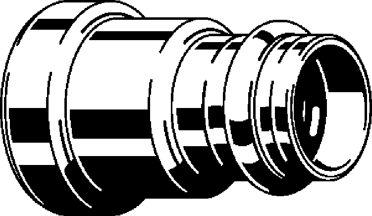 736 309 Модель 4213.2 Трубопроводные системы  Profipress  Переходники/​переходные угольники Santreyd  - Вид №1