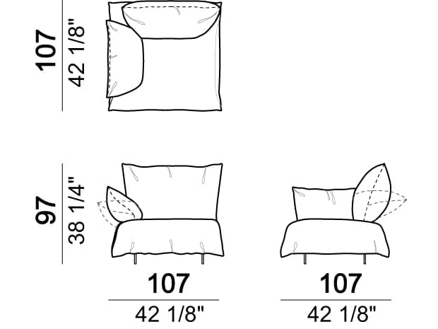 Модульный диван In Stock Arketipo ARCH-00152686 - Вид №1