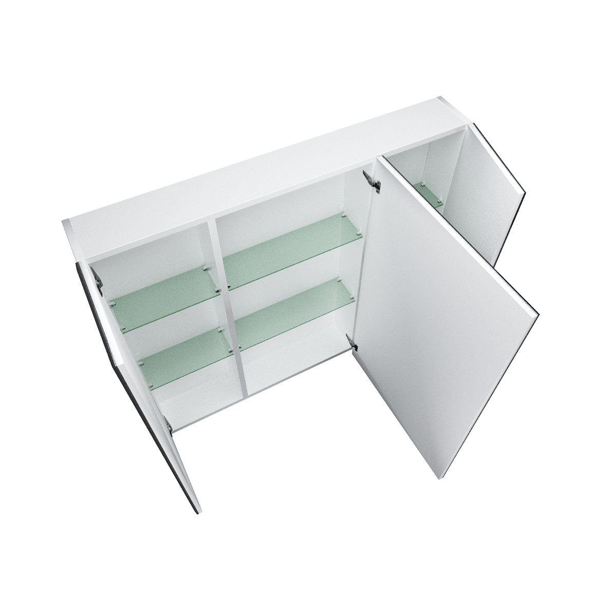 У29558 Зеркало Соната 90 Белый глянец, 3д 1 Marka Соната  - Вид №1