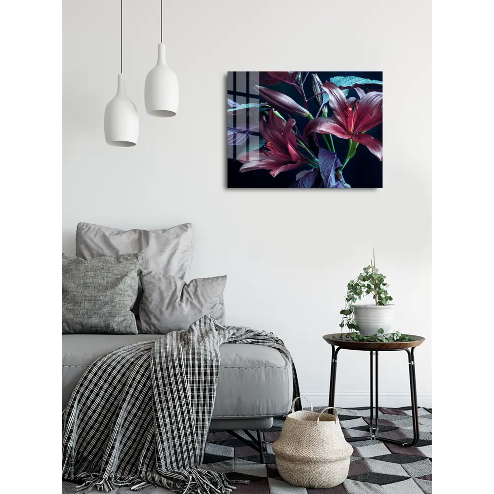 Картина на стекле "Лилии" 80x60 см 82924219 STLM-2147784 ARTABOSKO  - Вид №3