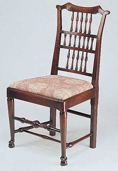 W588 Стул Ливерпуля Spindleback ijlbrown  - Вид №1