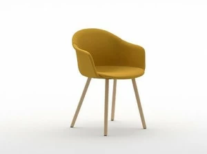 arrmet Стул из ткани с подлокотниками Máni armshell fabric