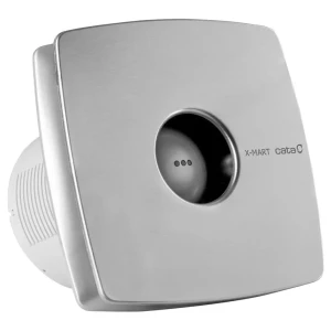 93893746 Вентилятор вытяжной Cata X-MART 10 Inox H D98 мм 38 дБ 98 м³/ч обратный клапан цвет серебро STLM-1350239