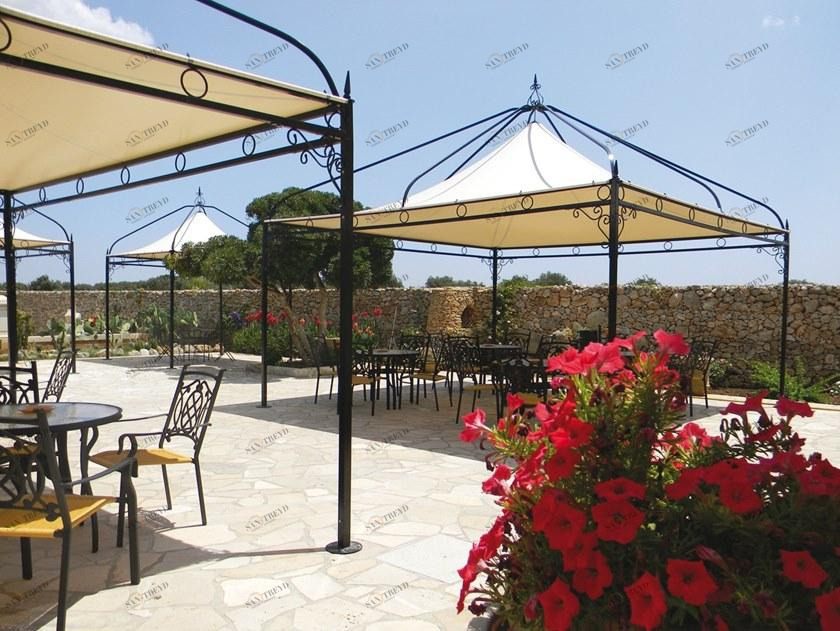 Sprech Беседка из стали и пвх Decor system sun-id-1401081