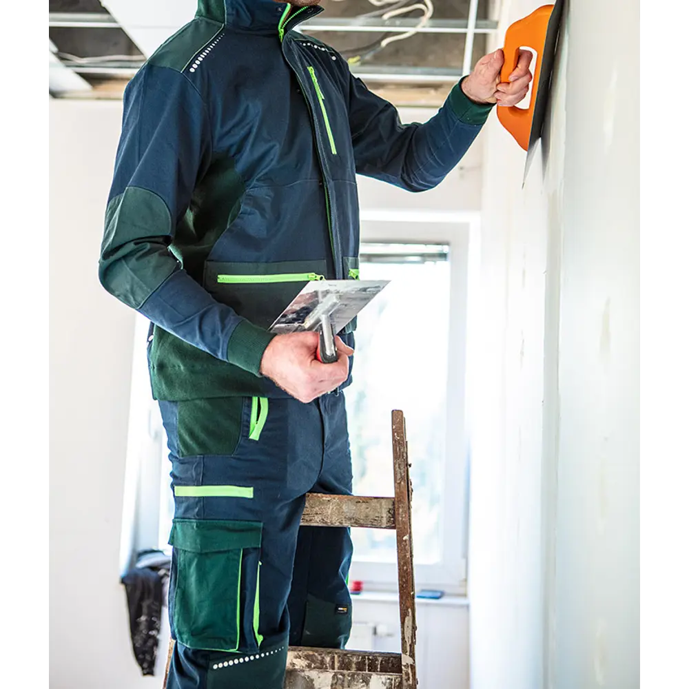 Брюки рабочие Neo Tools Premium темно-синие/зеленые размер XS рост 172-175 STLM-2082076 - Вид №5