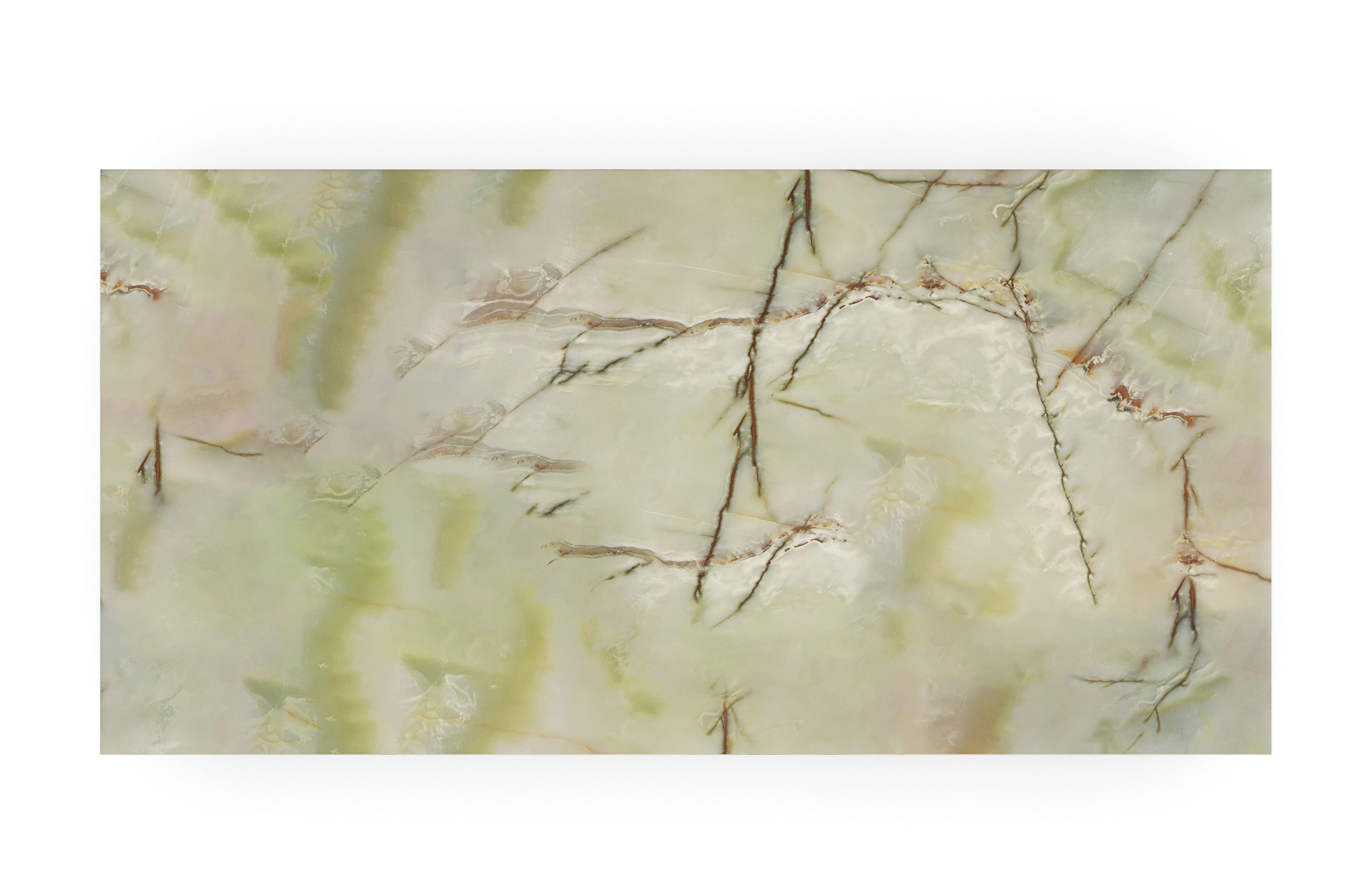 Низкий прямоугольный журнальный столик из оникса Caracole CAPE VERDE ARCH-00065784 - Вид №2