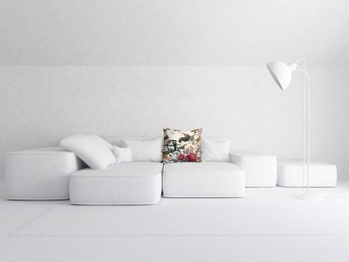 Mineheart Квадратная подушка из хлопка с цветочными мотивами Save empress wu sun-id-1425413 - Вид №2