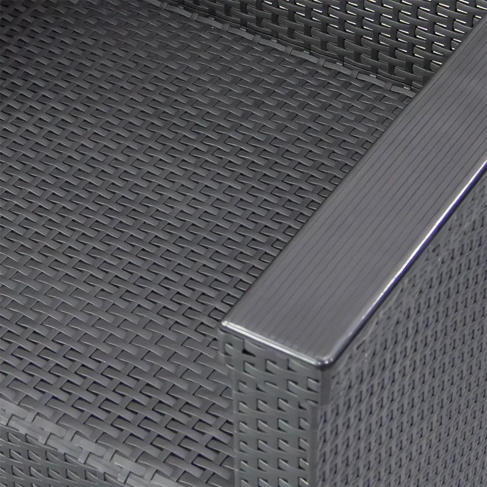 Диван садовый Naterial Basegi 69.5x131x79 см полипропилен цвет темно-серый STLM-2094814 - Вид №2