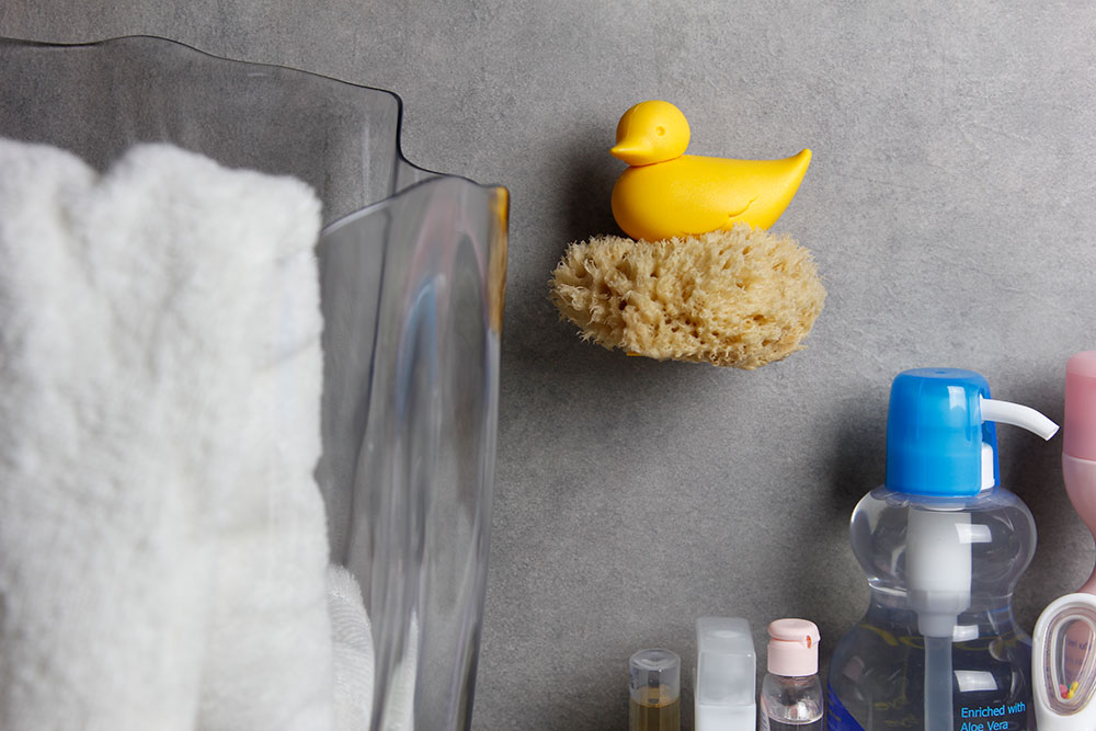 QL10225-YW Держатель для губки duck жёлтый Qualy  - Вид №2