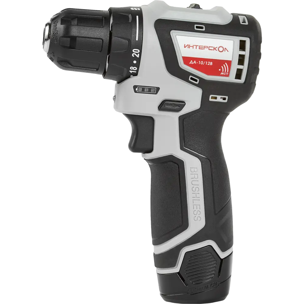 Интерскол ДА-10/12В МиниМАКС - компактный аккумуляторный шуруповерт с бесщеточным двигателем 84529405 STLM-0051278 - Вид №2