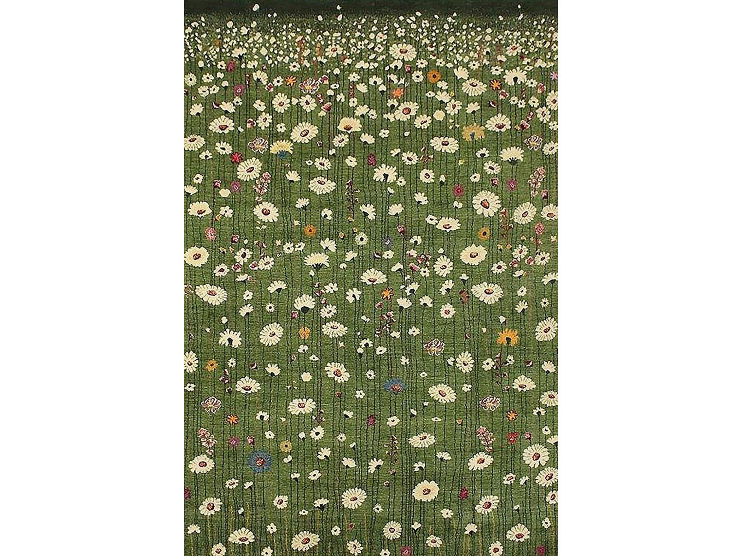 Прямоугольный шерстяной ковер Zollanvari Flower Meadow ARCH-00037081 - Вид №1