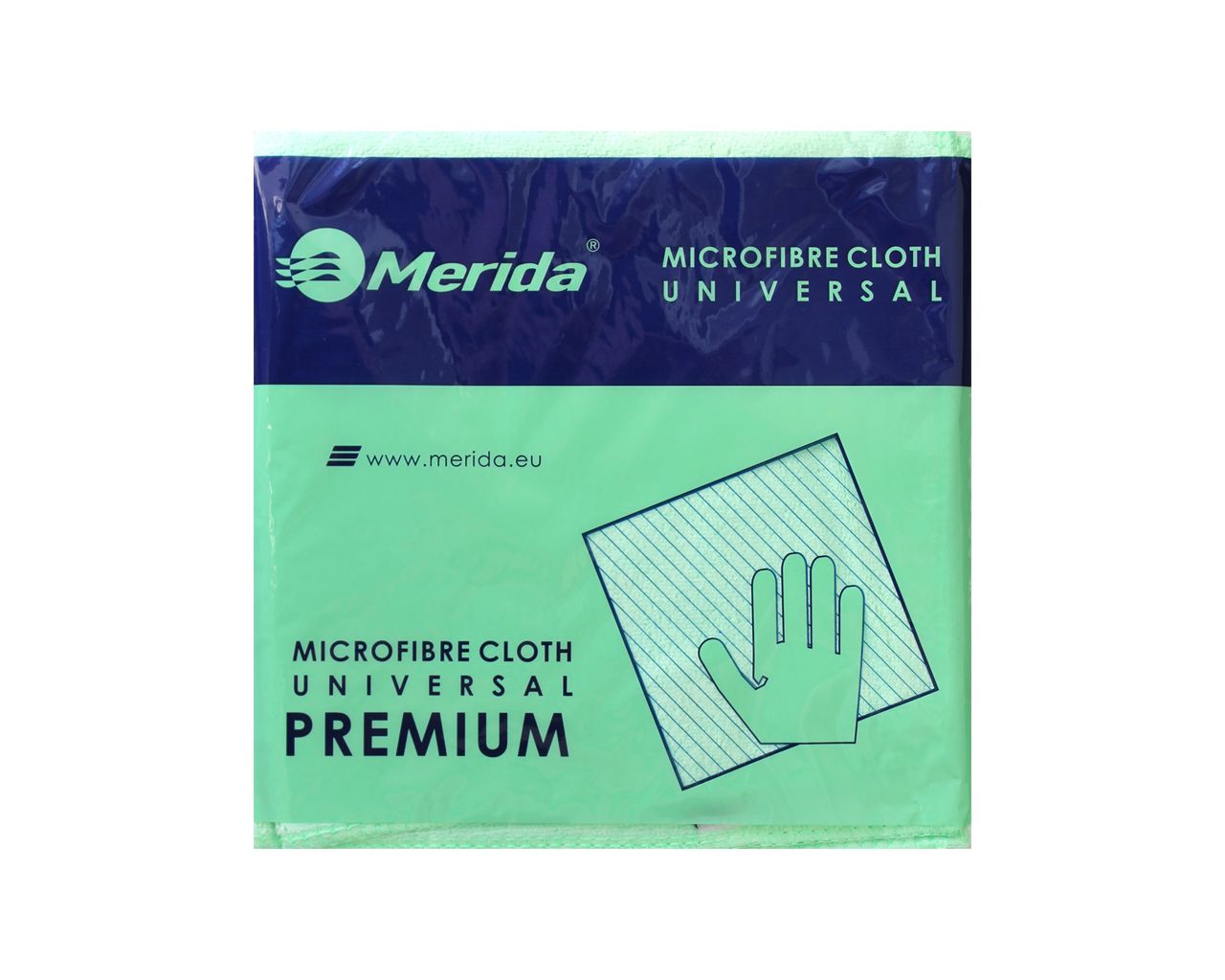 SRL014 ПРЕМИУМ зеленая салфетка из микрофибры Merida  - Вид №2