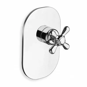 CRIIM666 Внешние части смесителя для душа прогрессивного типа для CRICS535 с металлической пластиной Cristina Rubinetterie