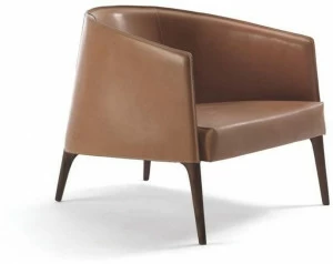 Frigerio Salotti Кожаное кресло с подлокотниками Jackie