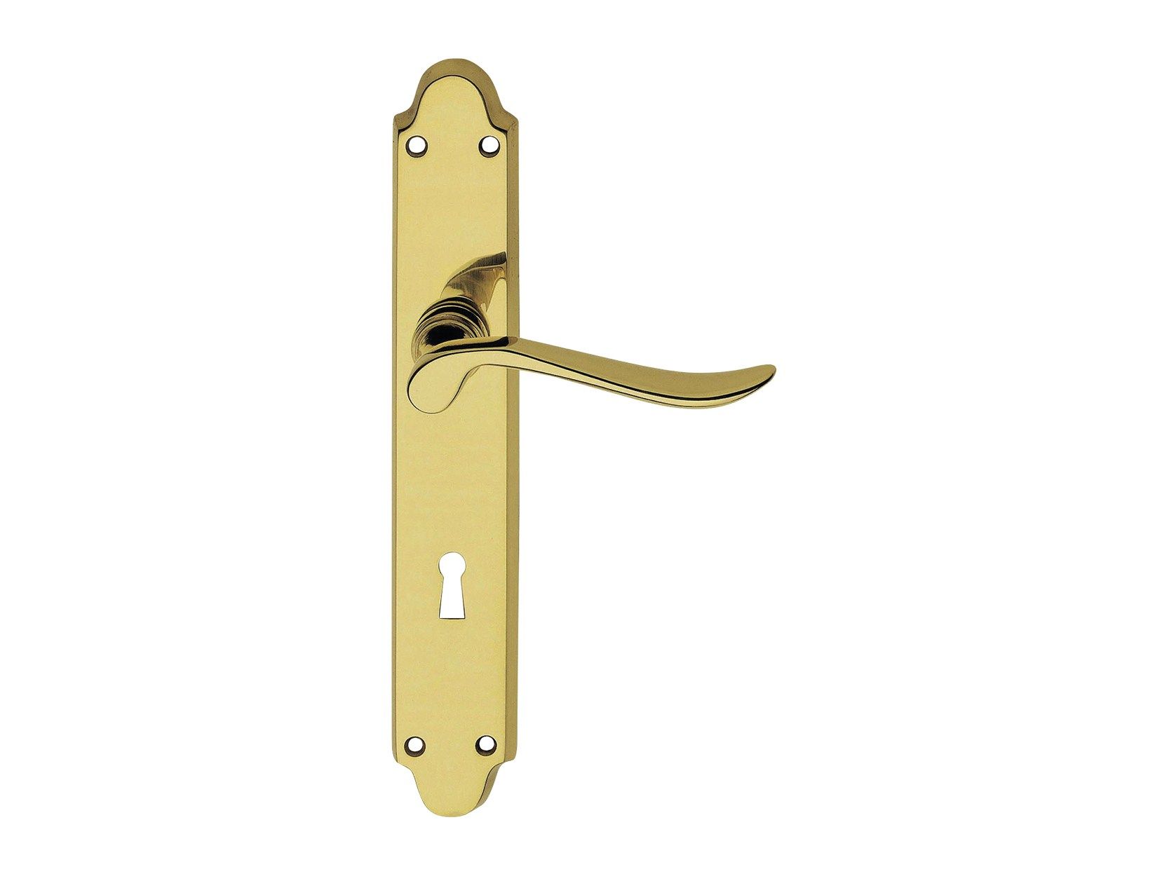 Классическая латунная ручка на пластине с насадкой LINEA CALI' ARCH-00126436