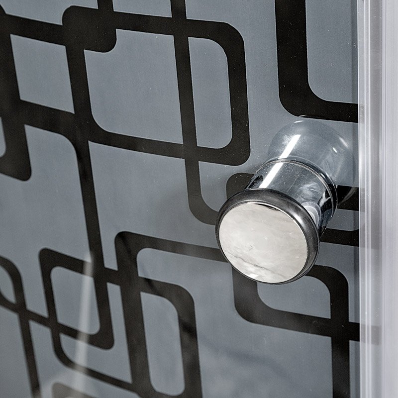 ЕМ1510 N (без крыши) Душевая кабина DETO Серия EM BМ1590 N LED с гм. BLACK - Вид №12