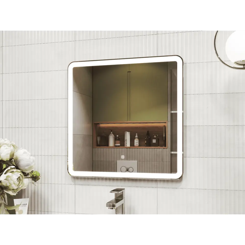 Зеркало Vigo Bora Classic LED с интегрированной подсветкой для ванной 84005330 STLM-0046055 - Вид №5