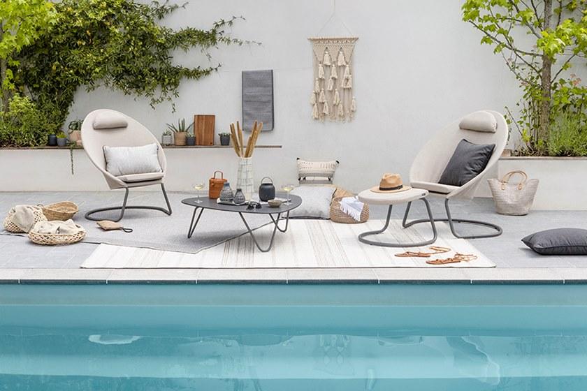 Lafuma Mobilier Садовый журнальный столик из hpl Gordes Lfm2717 - Вид №1