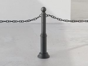 Стальной фиксированный столб боллард