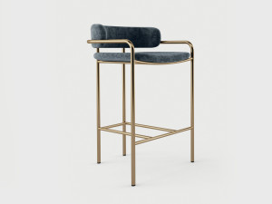 Высокий стул с подставкой для ног