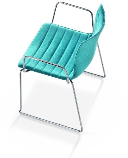 arper Стул на санках с подлокотниками Catifa 46 sun-id-1359138 - Вид №2