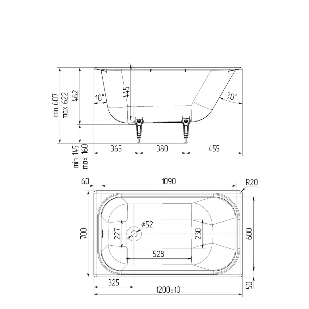 Santreyd Ванна Малютка - компактная чугунная классика для уютной ванной 82619562 ЛМ STLM-0031896 - Вид №5
