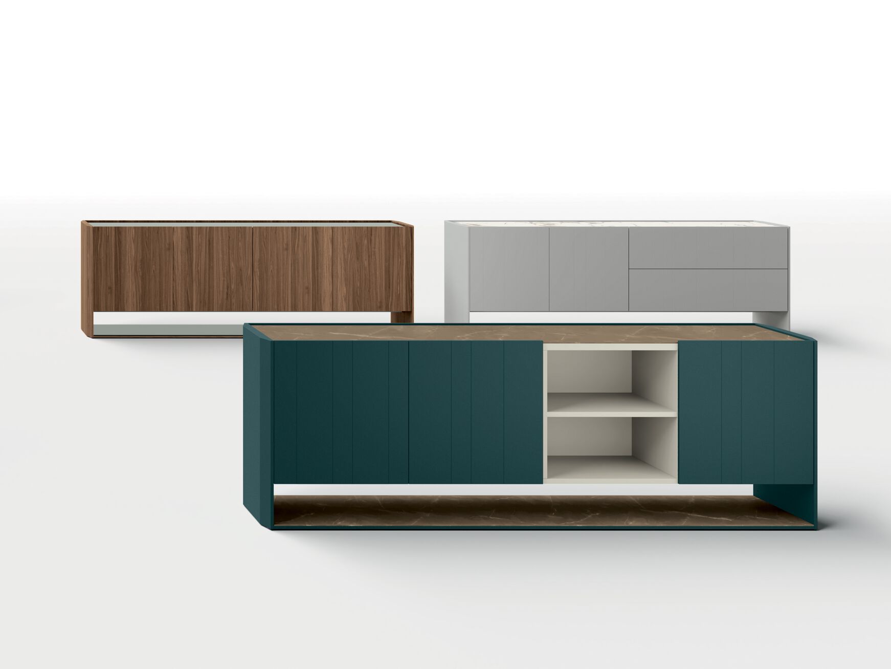 Деревянный шкаф с ящиками Kico Living Complements ARCH-00148704