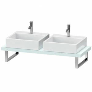 XL101C00909 Консоль для накладной и встраиваемой сверху раковины компакт, Толщина консоли 45 мм X-Large #XL101C 480 мм Светло-голубой матовый декор