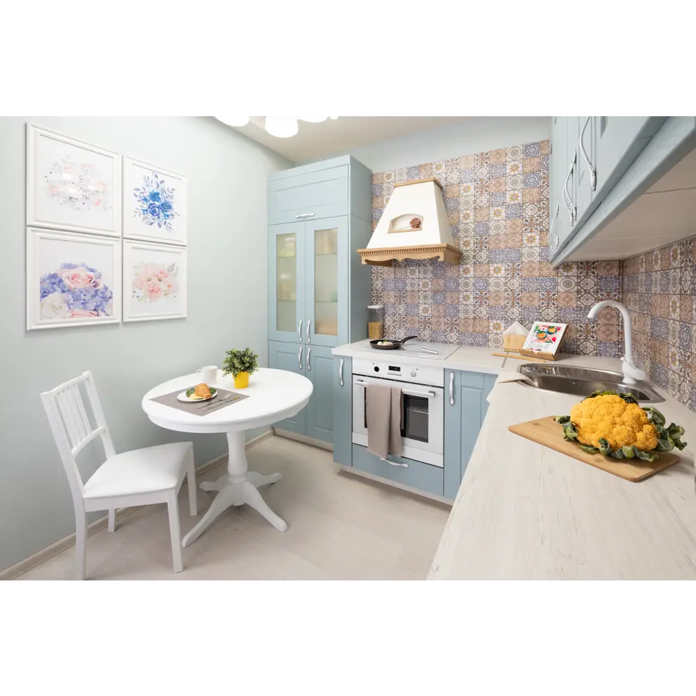 Фасад кухонный DELINIA ID Томари 44.7×102.1 см голубой МДФ 82011015 STLM-0017392 - Вид №7