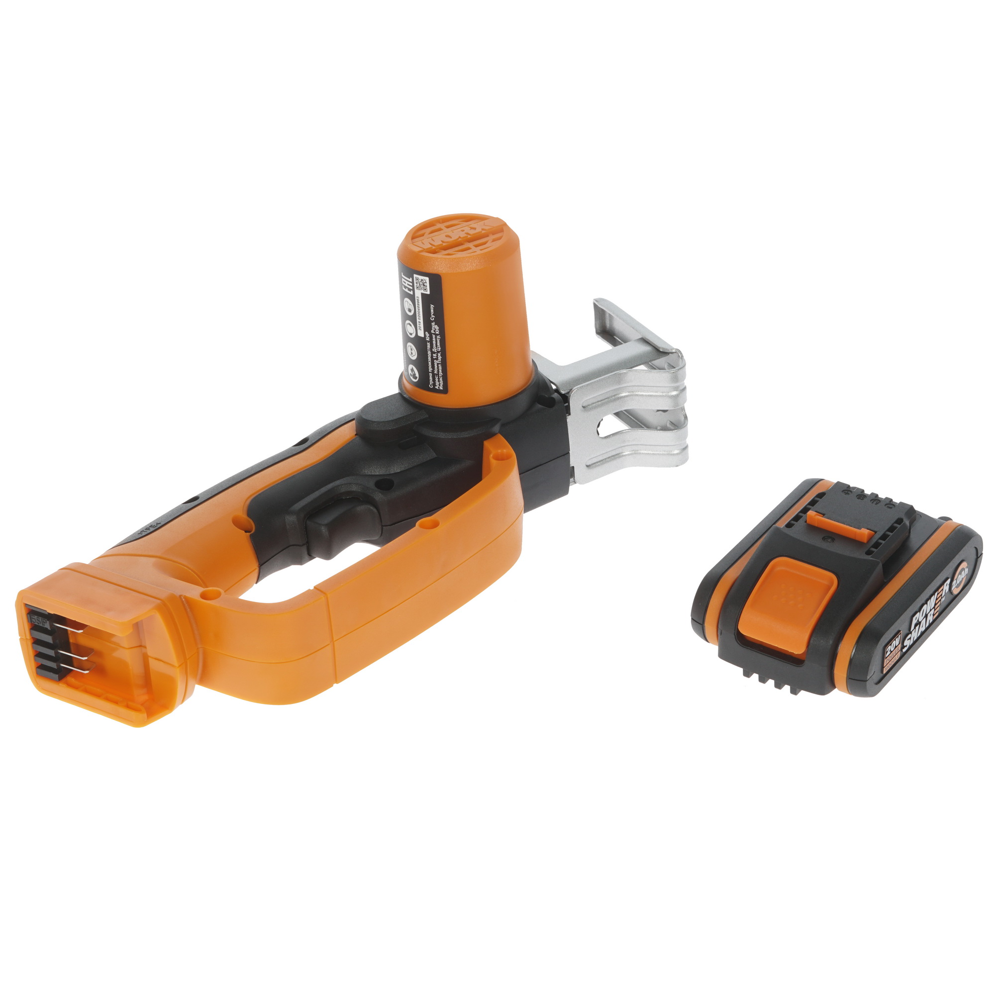 Сабельная пила Worx WG894E.5 PowerShare 20V 8143065 STDN-0136731 - Вид №7