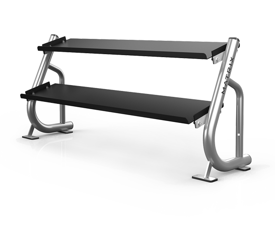 A697 magnum a697 подставка под гантели 1.8 метра (2-ух ярусная, плоская) MATRIX 