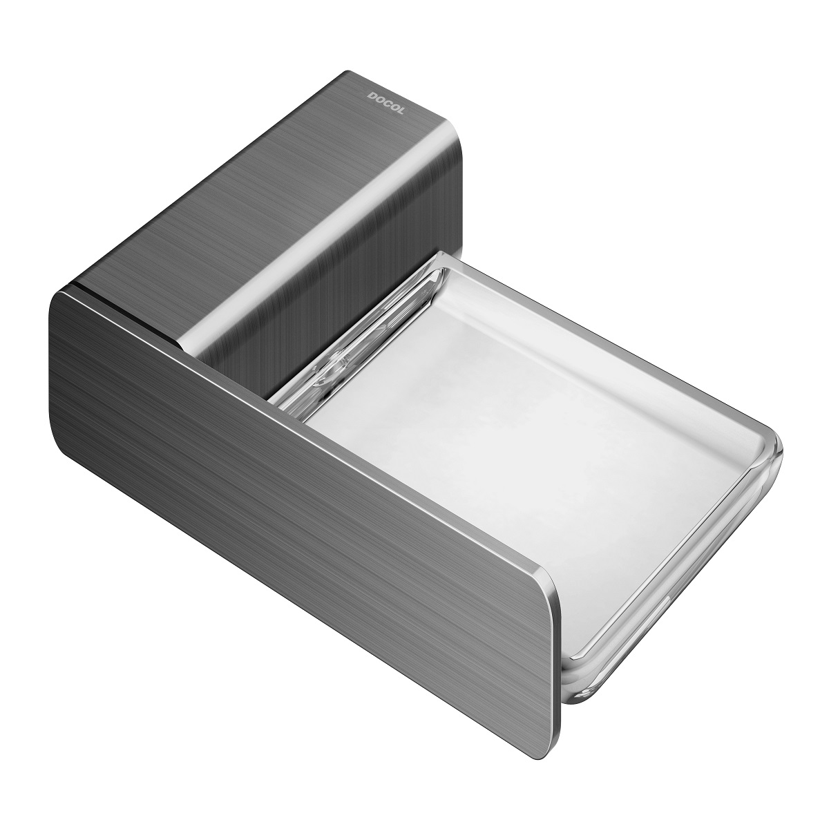 01013870 Плоская мыльница из матового никеля Docol DOCOLFLAT 